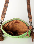 American Darling ADBGS192N Messenger Hair On Genuine Leather women bag western handbag purse