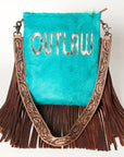 American Darling ADBGS192O Messenger Hair On Genuine Leather women bag western handbag purse