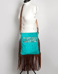 American Darling ADBGS192O Messenger Hair On Genuine Leather women bag western handbag purse