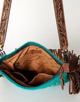 American Darling ADBGS192O Messenger Hair On Genuine Leather women bag western handbag purse