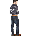 El Norteño Skinny Stretch Denim Pants In Dark Blue 126635