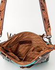 American Darling CROSS BODY I Hand Tooled Hair-on Genuine Leather women bag western handbag purse