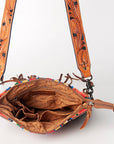 American Darling CROSS BODY I Hand Tooled Hair-on Genuine Leather women bag western handbag purse