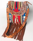 American Darling CROSS BODY I Hand Tooled Hair-on Genuine Leather women bag western handbag purse