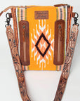 American Darling CROSS BODY I Hand Tooled Hair-on Genuine Leather women bag western handbag purse