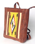 American Darling Saddle Blanket Genuine Leather Women Bag Western Handbag Purse