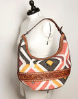 American Darling HOBO Hand Tooled Hair-on Genuine Leather women bag western handbag purse