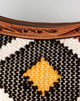 American Darling HOBO Hand Tooled Hair-on Genuine Leather women bag western handbag purse