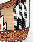 American Darling HOBO Hand Tooled Hair-on Genuine Leather women bag western handbag purse