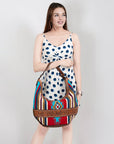 American Darling HOBO Hand Tooled Hair-on Genuine Leather women bag western handbag purse