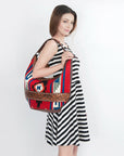American Darling HOBO Hand Tooled Hair-on Genuine Leather women bag western handbag purse