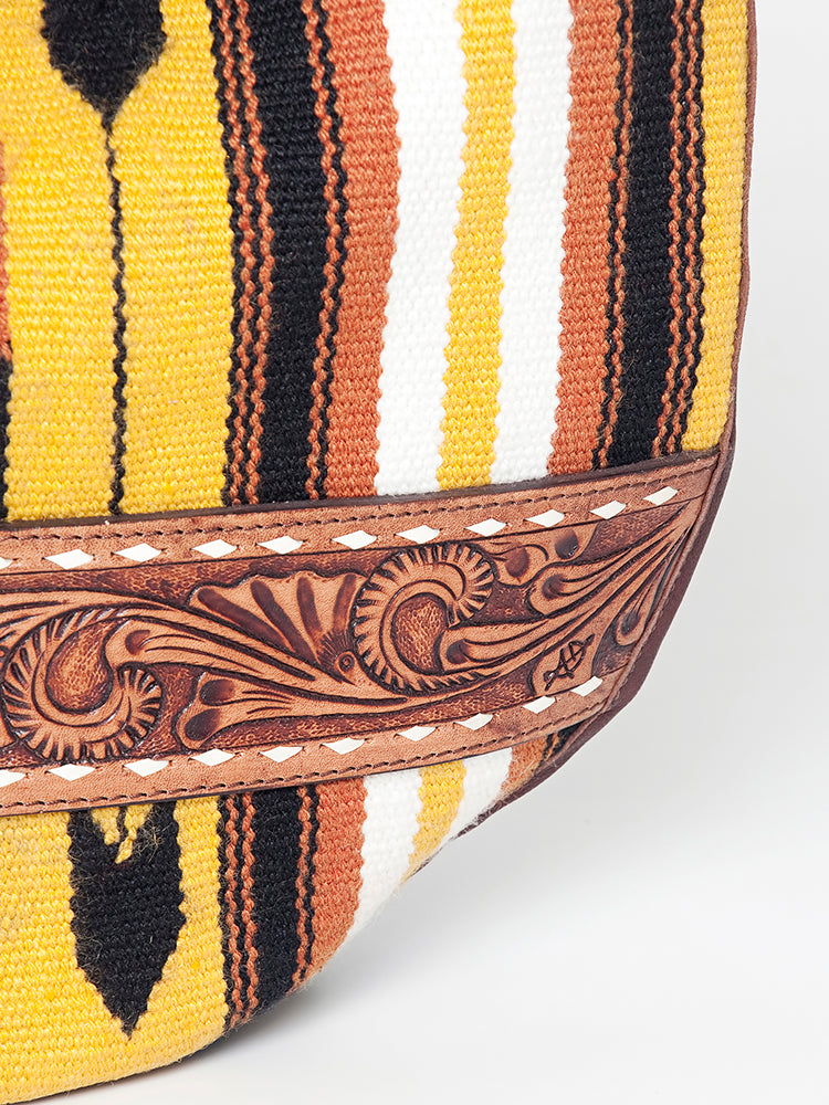 American Darling HOBO Hand Tooled Hair-on Genuine Leather women bag western handbag purse