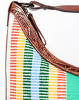 American Darling HOBO Hand Tooled Hair-on Genuine Leather women bag western handbag purse