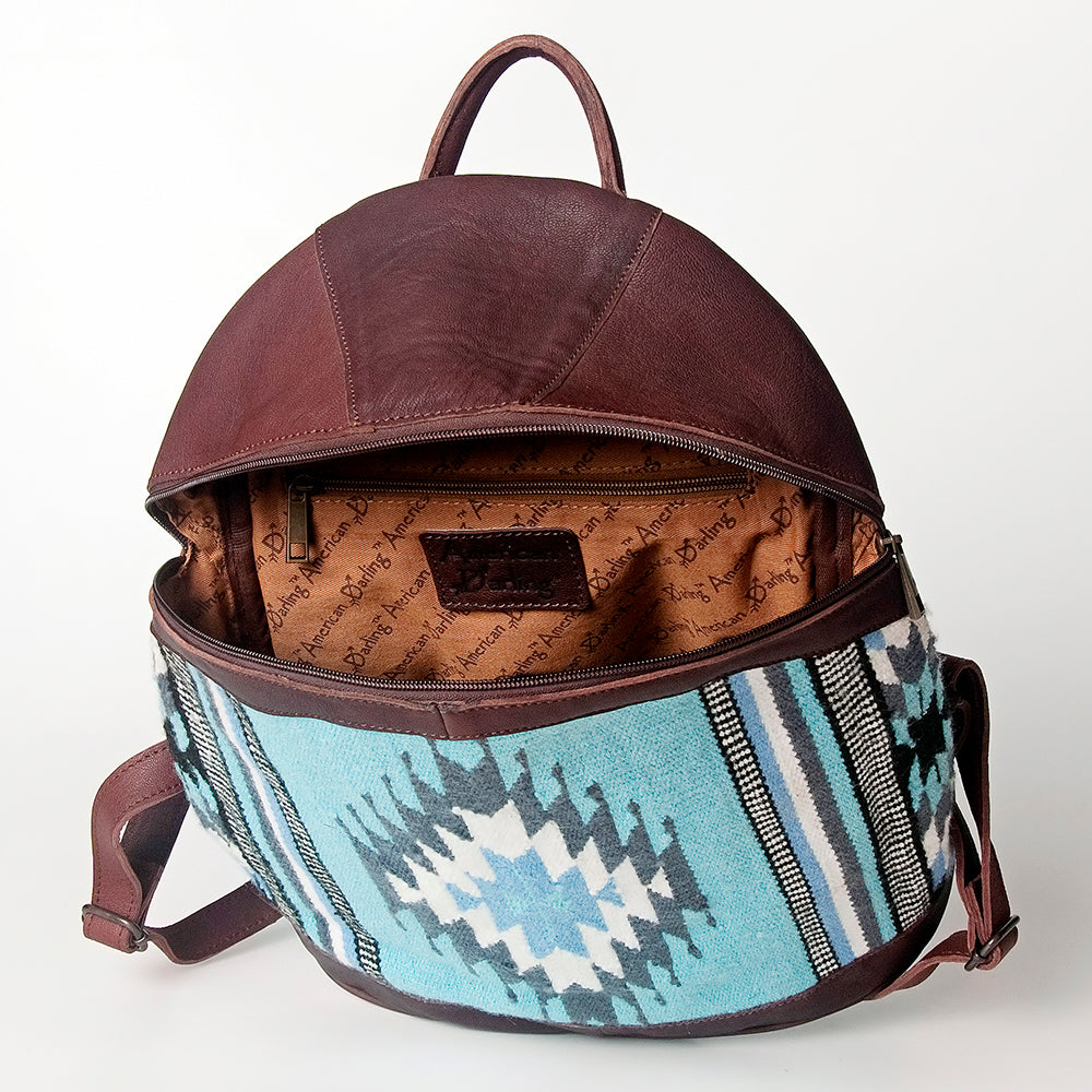 American Darling Saddle Blanket Genuine Leather Women Bag Western Handbag Purse