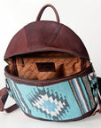 American Darling Saddle Blanket Genuine Leather Women Bag Western Handbag Purse