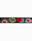 American Darling ADBRF187 Hand tooled carved Genuine Leather Bracelet women