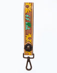 American Darling ADWSF101 Hand Tooled Genuine Leather Handle Strap For Wristlet Bags
