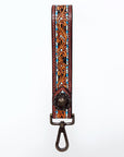 American Darling ADWSF108 Hand Tooled Genuine Leather Handle Strap For Wristlet Bags