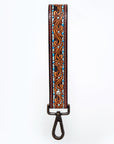 American Darling ADWSF108 Hand Tooled Genuine Leather Handle Strap For Wristlet Bags