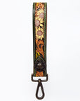 American Darling ADWSF121 Hand Tooled Genuine Leather Handle Strap For Wristlet Bags