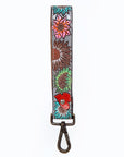 American Darling ADWSF125 Hand Tooled Genuine Leather Handle Strap For Wristlet Bags