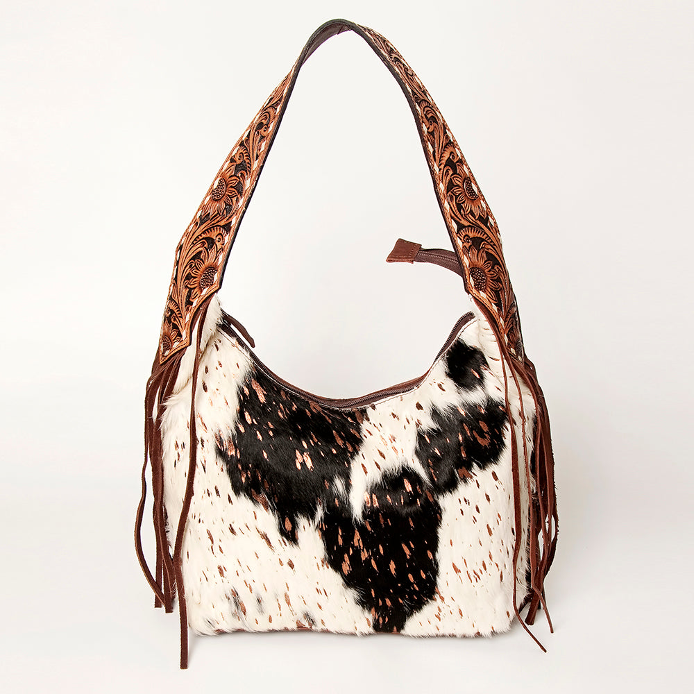 American Darling ADBGA223A Hobo Hair On Genuine Leather women bag western handbag purse