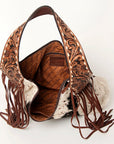 American Darling ADBGA223A Hobo Hair On Genuine Leather women bag western handbag purse