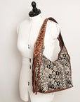 American Darling ADBGA223B Hobo Hair On Genuine Leather women bag western handbag purse