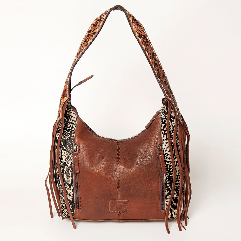 American Darling ADBGA223B Hobo Hair On Genuine Leather women bag western handbag purse