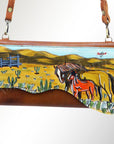 American Darling Small Crossbody Genuine Leather women bag western handbag purse