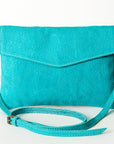 American Darling ADBGS178DM1B Envelope Embossed Genuine Leather women bag western handbag purse