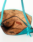 American Darling ADBGS178DM1B Envelope Embossed Genuine Leather women bag western handbag purse