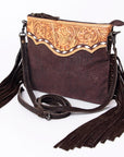 American Darling Small Crossbody Saddle Blanket Genuine Leather women bag western handbag purse