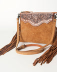 American Darling Small Crossbody Saddle Blanket Genuine Leather women bag western handbag purse