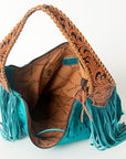 American Darling Hobo Hair On Genuine Leather women bag western handbag purse