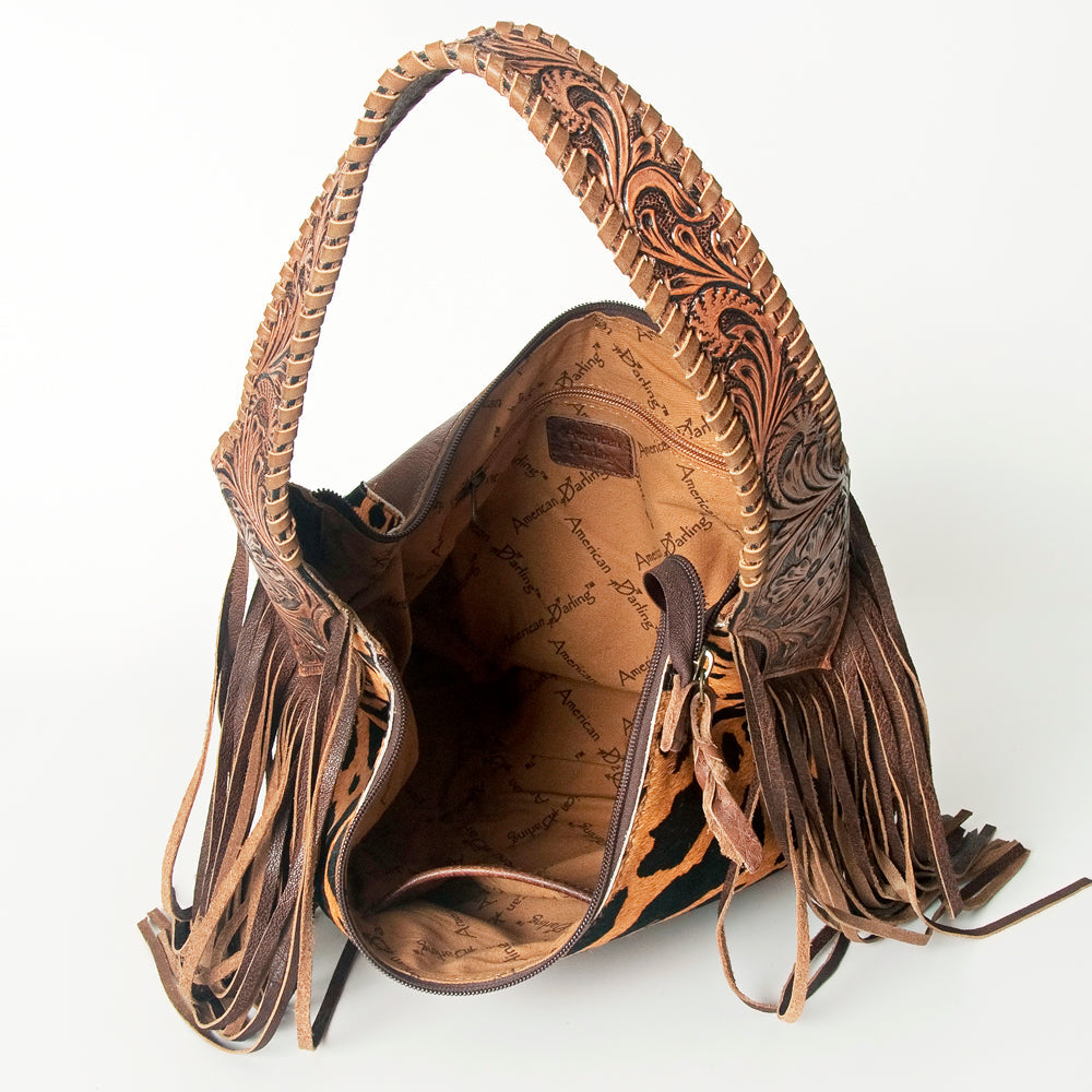 American Darling Hobo Hair On Genuine Leather women bag western handbag purse