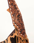 American Darling ADBGA224 Hobo Hand Tooled Hair-On Genuine Leather Women Bag Western Handbag Purse