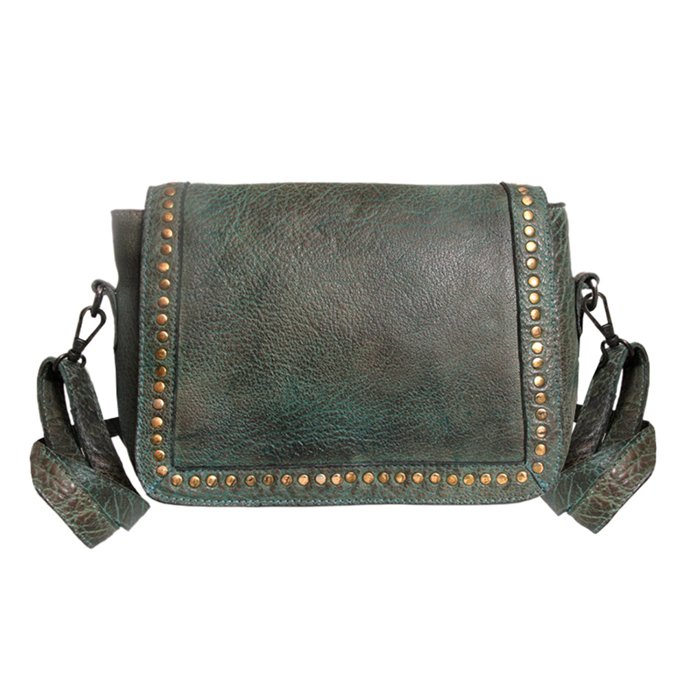 Never Mind Nmbgz101A Cross Body I Vintage Handmade Genuine Cowhide Leather Women Bag Western Handbag Purse