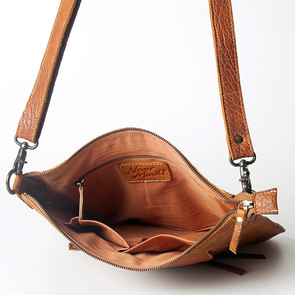 Never Mind Nmbgz103A Cross Body I Vintage Handmade Genuine Cowhide Leather Women Bag Western Handbag Purse