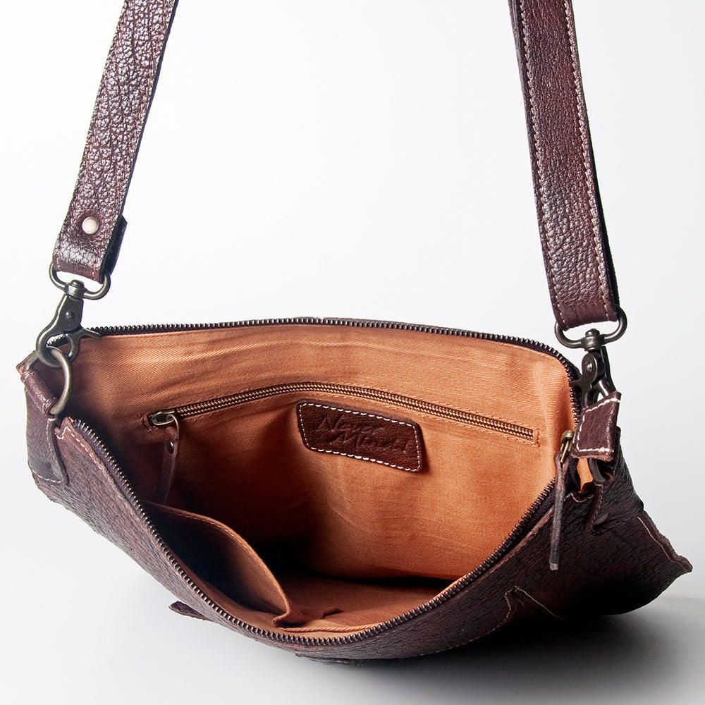 Never Mind Nmbgz103B Cross Body I Vintage Handmade Genuine Cowhide Leather Women Bag Western Handbag Purse
