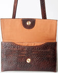 Never Mind Nmbgz105D Coin Purse Vintage Handmade Genuine Cowhide Leather Women Bag Western Handbag Purse