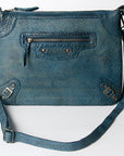 Never Mind Nmbgz106A Cross Body I Vintage Handmade Genuine Cowhide Leather Women Bag Western Handbag Purse