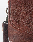 Never Mind Nmbgz108C Envelope Vintage Handmade Genuine Cowhide Leather Women Bag Western Handbag Purse