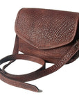Never Mind Nmbgz108C Envelope Vintage Handmade Genuine Cowhide Leather Women Bag Western Handbag Purse