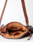 American Darling ADBGZ561 Signature Crossbody Hand Tooled Saddle Blanket Genuine Leather women bag western handbag purse