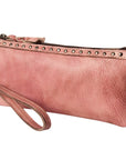 Never Mind Nmbg101C Wristlet Vintage Handmade Genuine Cowhide Leather Women Bag Western Handbag Purse