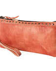 Never Mind Nmbg101I Wristlet Vintage Handmade Genuine Cowhide Leather Women Bag Western Handbag Purse
