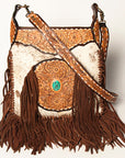American Darling Cross Body Hand Tooled Genuine Leather women bag western handbag purse