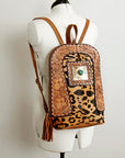 American Darling Hand Tooled Genuine Leather Women Bag Western Handbag Purse