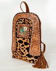American Darling Hand Tooled Genuine Leather Women Bag Western Handbag Purse